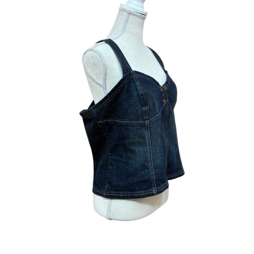 Harley-Davidson Blue Denim Tank Top Size XL - Picture 5 of 10